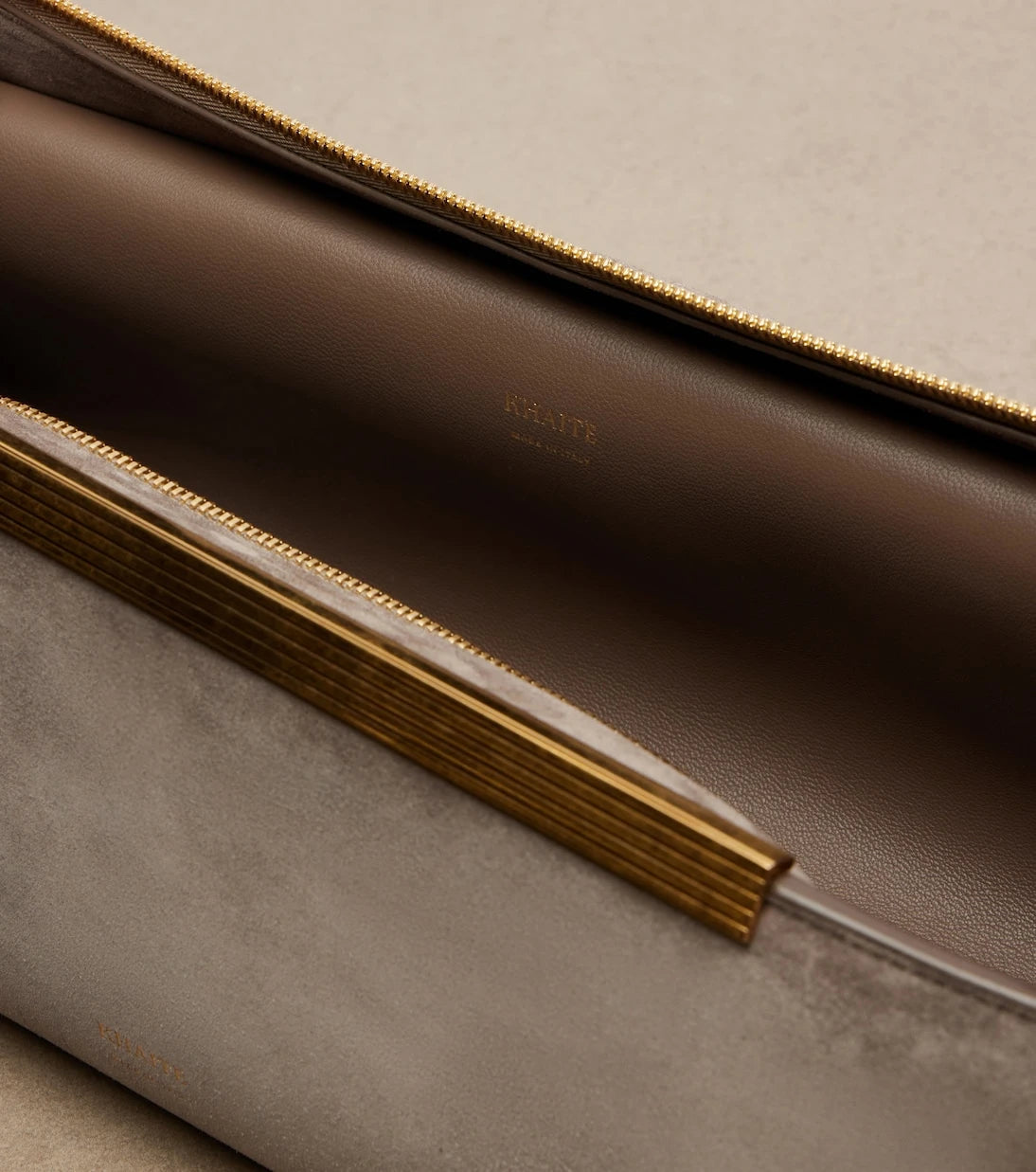 Khaite - Donna suede clutch