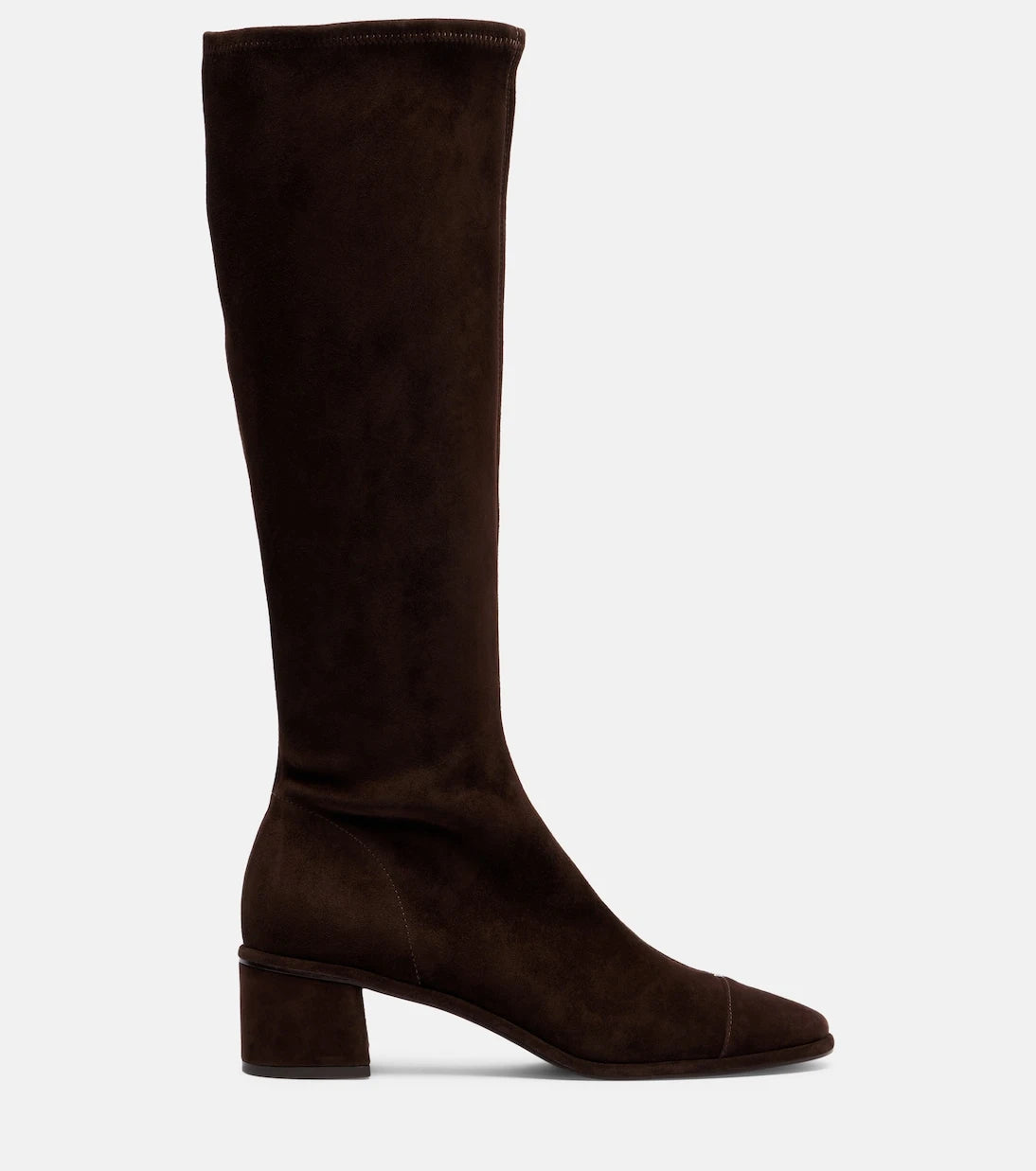 Tory Burch - Cap-toe 55 suede knee-high boots