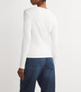 ME+EM White Cotton-Blend Long-Sleeve T-Shirt