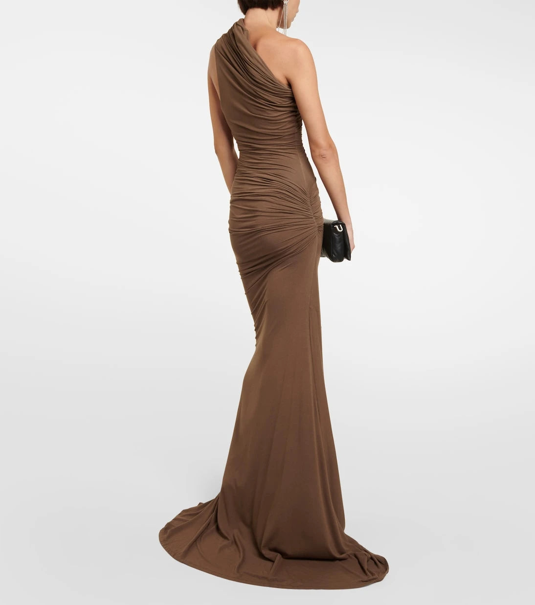 Entire Studios - Draped one-shoulder jersey gown