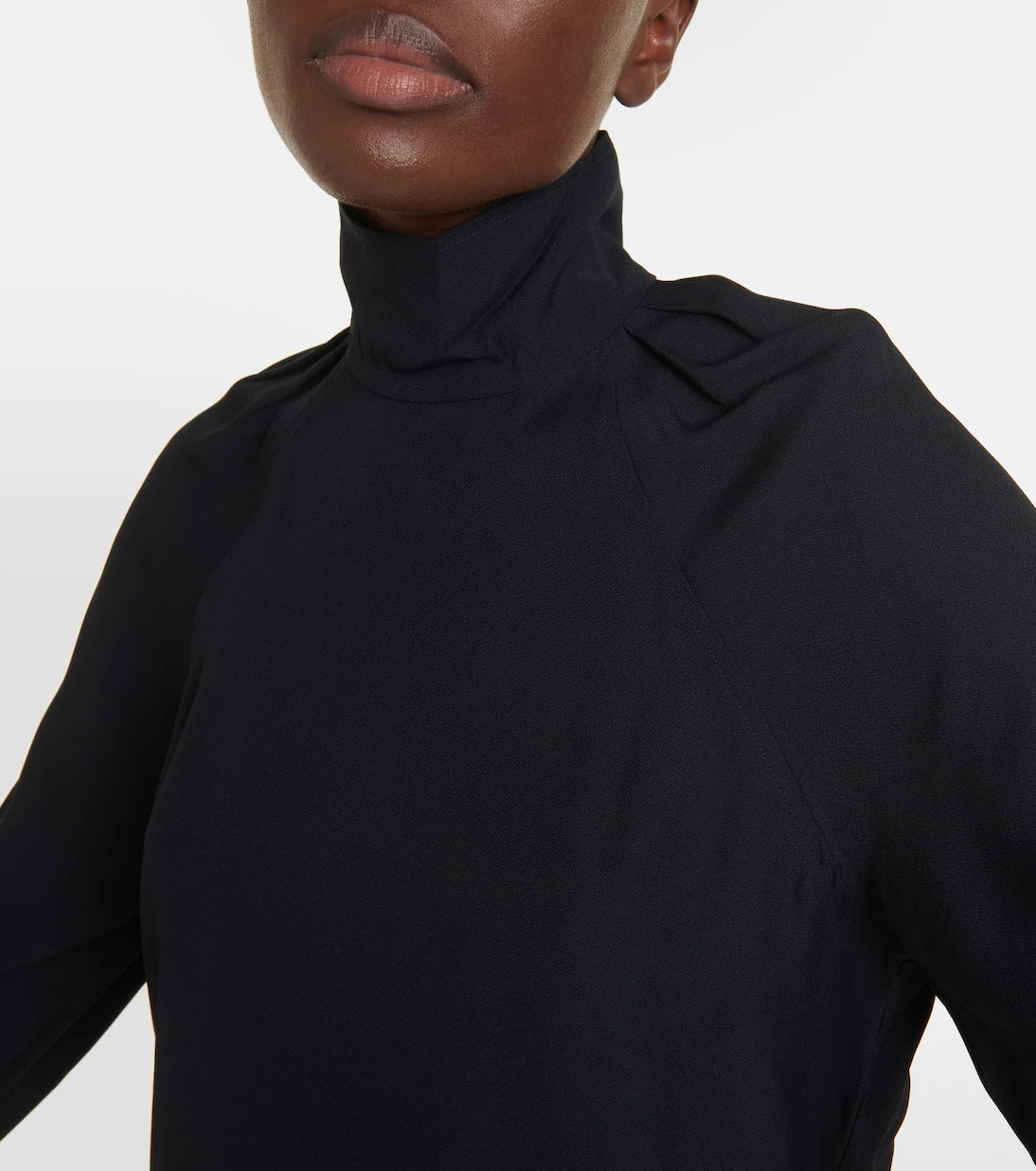 Toteme - High-neck satin blouse