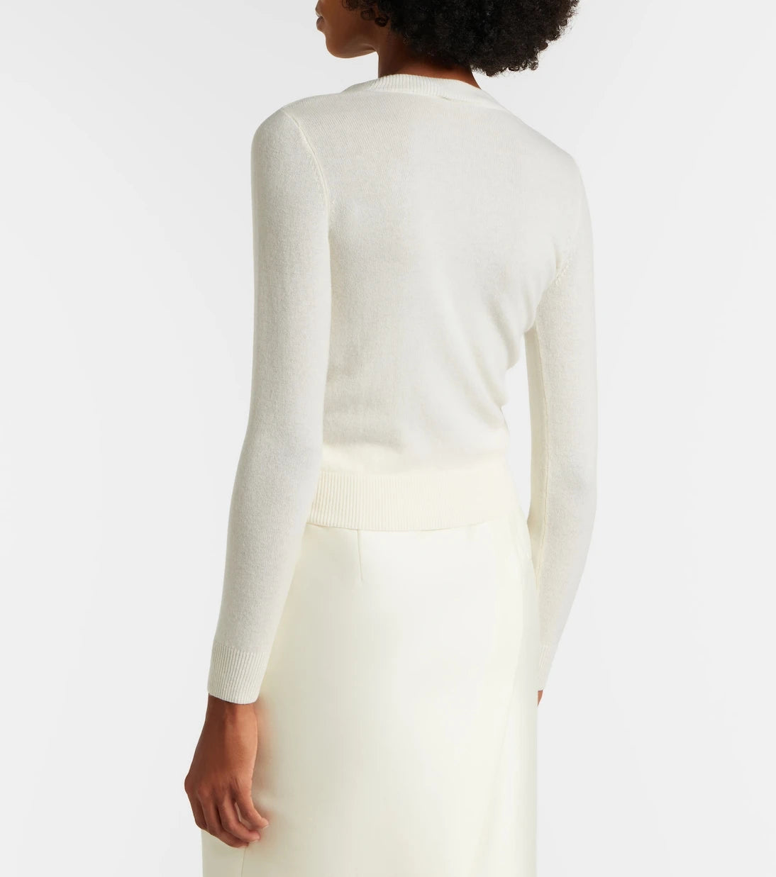 Leo Lin - Claire embellished wool and cashmere cardigan