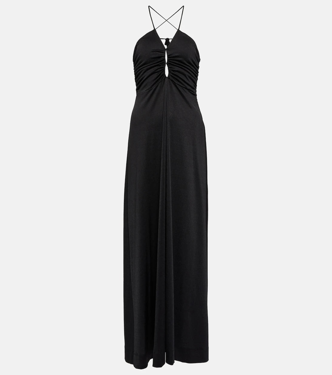 Ganni - Crêpe jersey maxi dress