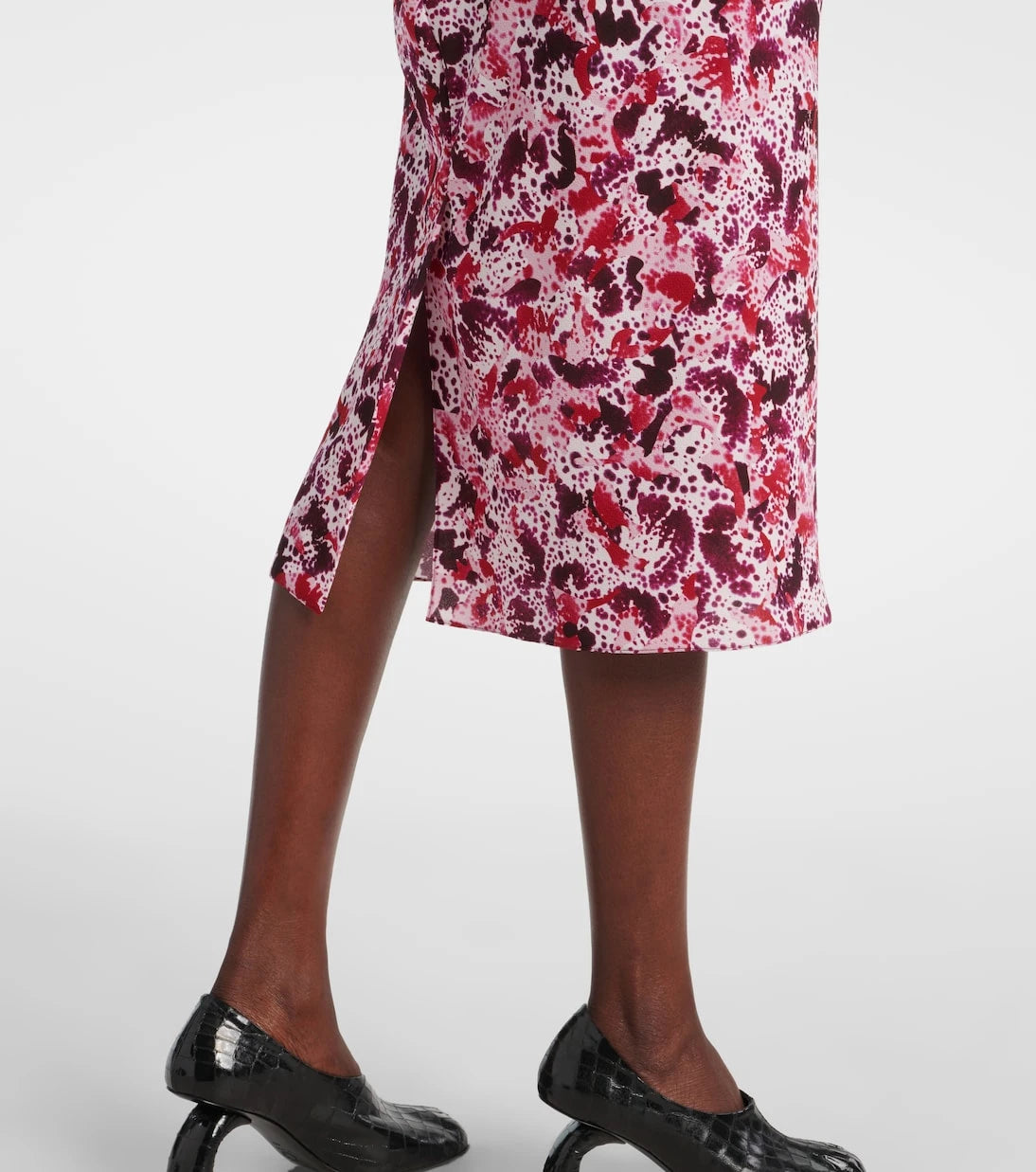 Dries Van Noten - Floral pencil skirt