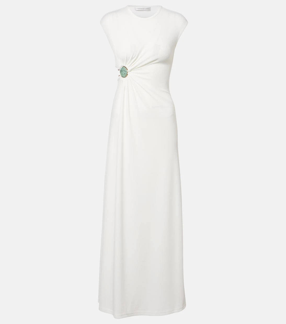 Christopher Esber - Mineral Stone embellished jersey gown