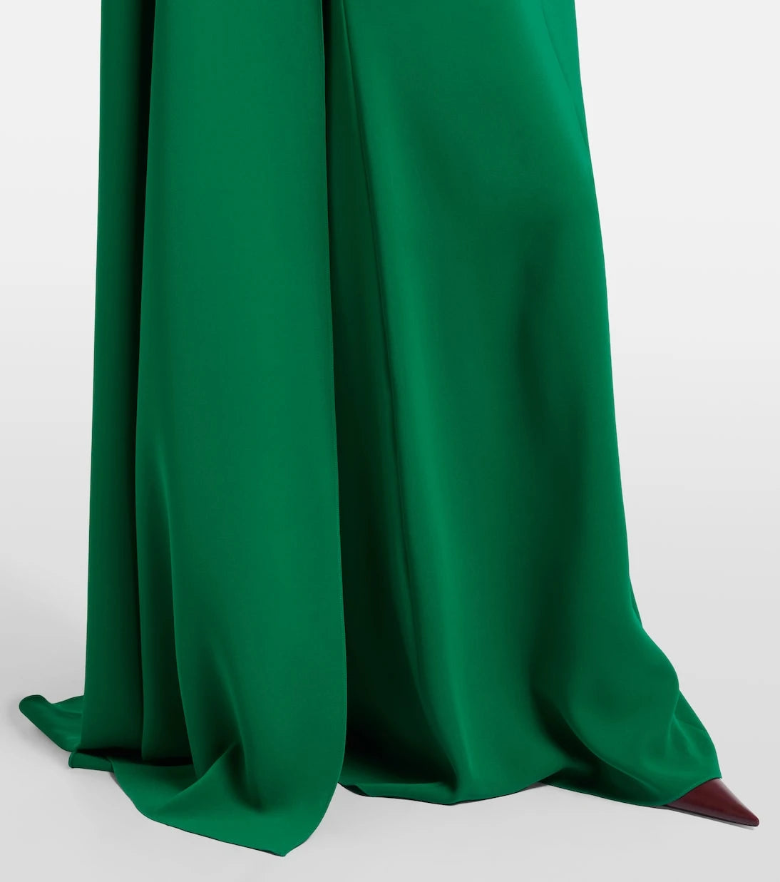 Oscar de la Renta - Cyclamen silk-blend georgette kaftan