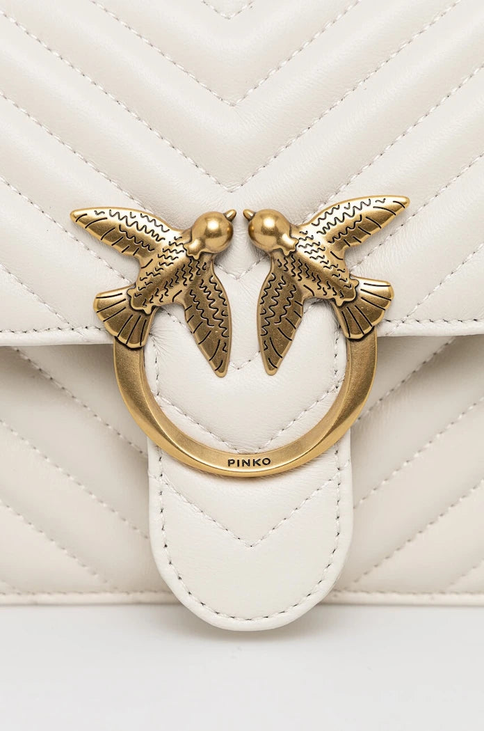 Pinko чанта crossbody дамска от кожа