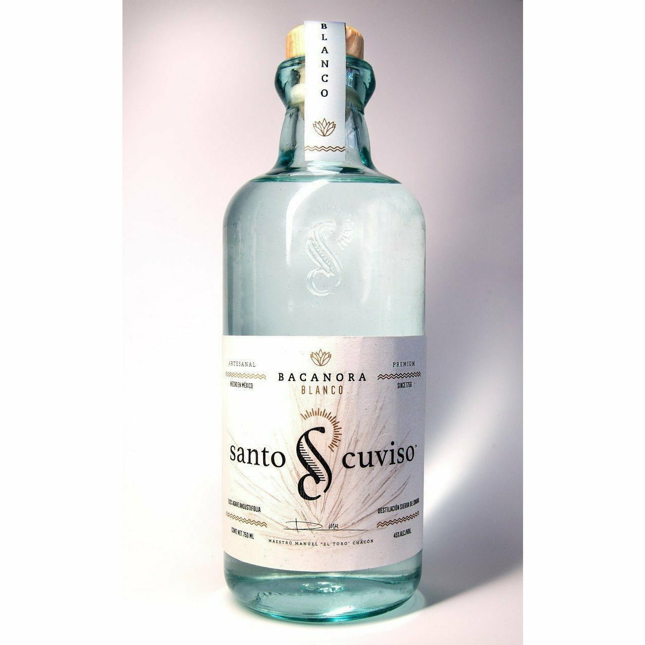 Bacanora Santo Cuviso Blanco 750ML