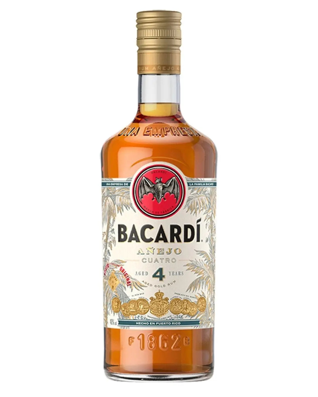 Bacardi Anejo Cuatro Rum, 70 cl