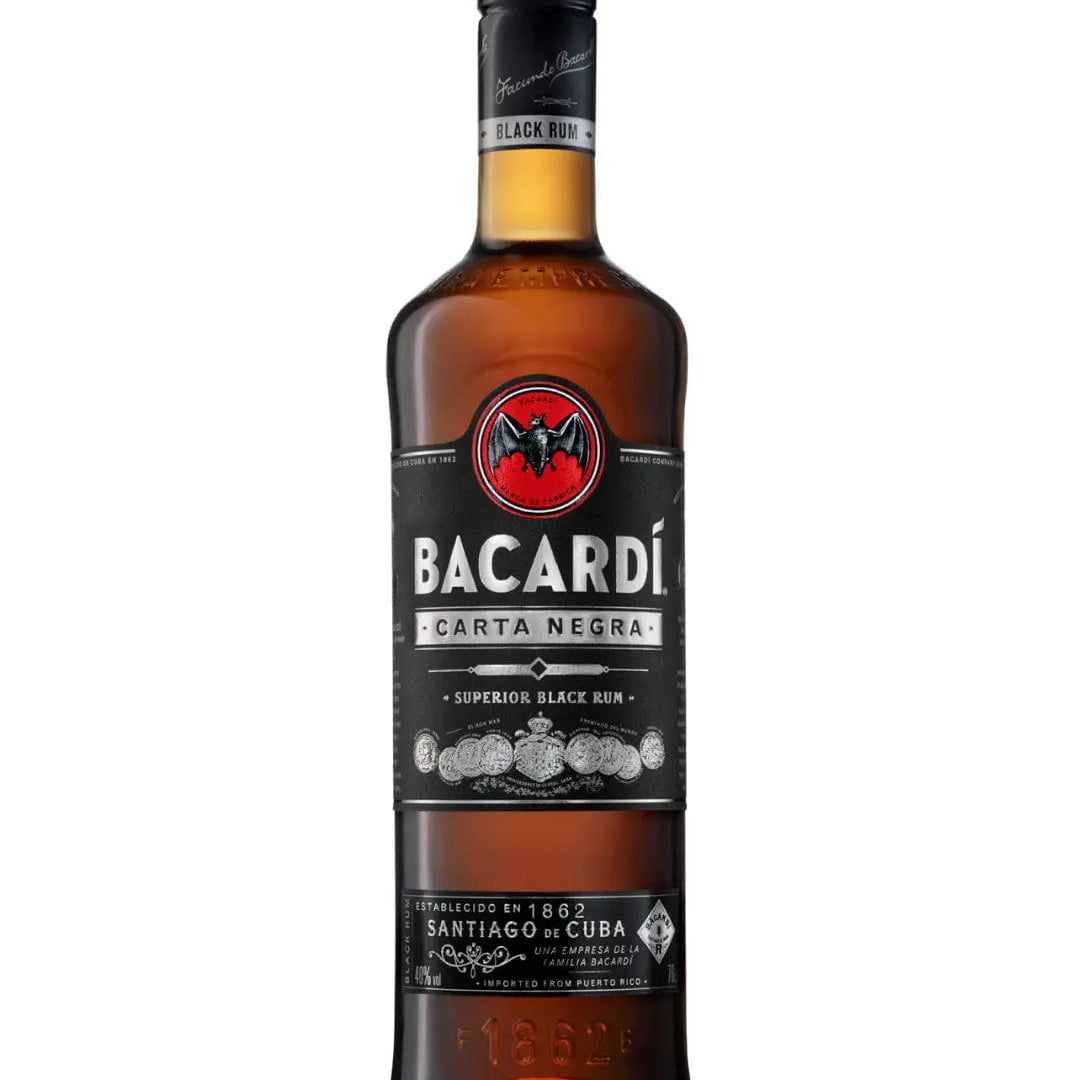 Bacardi Carta Negra Rum, 70 cl