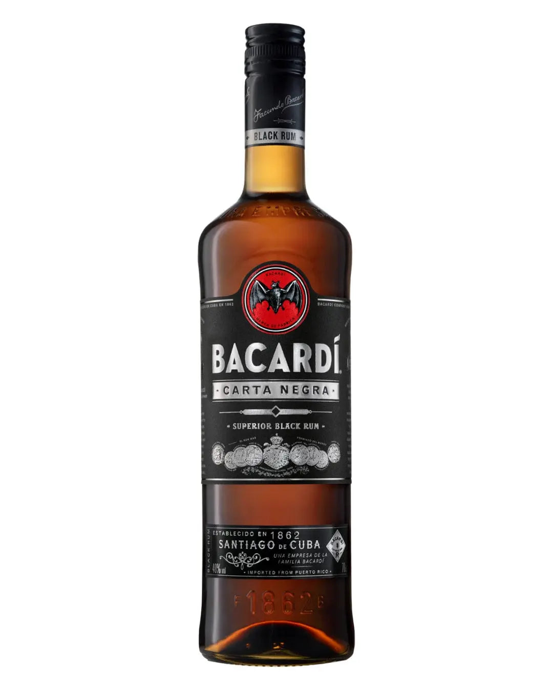 Bacardi Carta Negra Rum, 70 cl