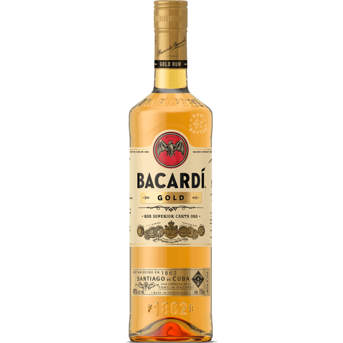Bacardi Gold Rum (750 ml)