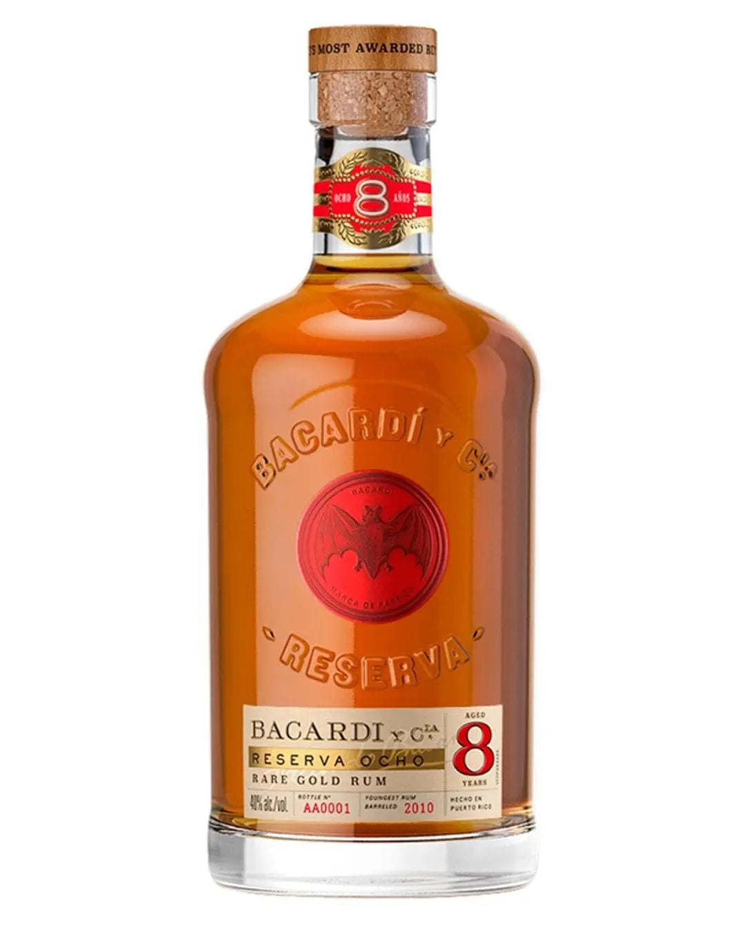 Bacardi Reserva Ocho Rum, 70 cl