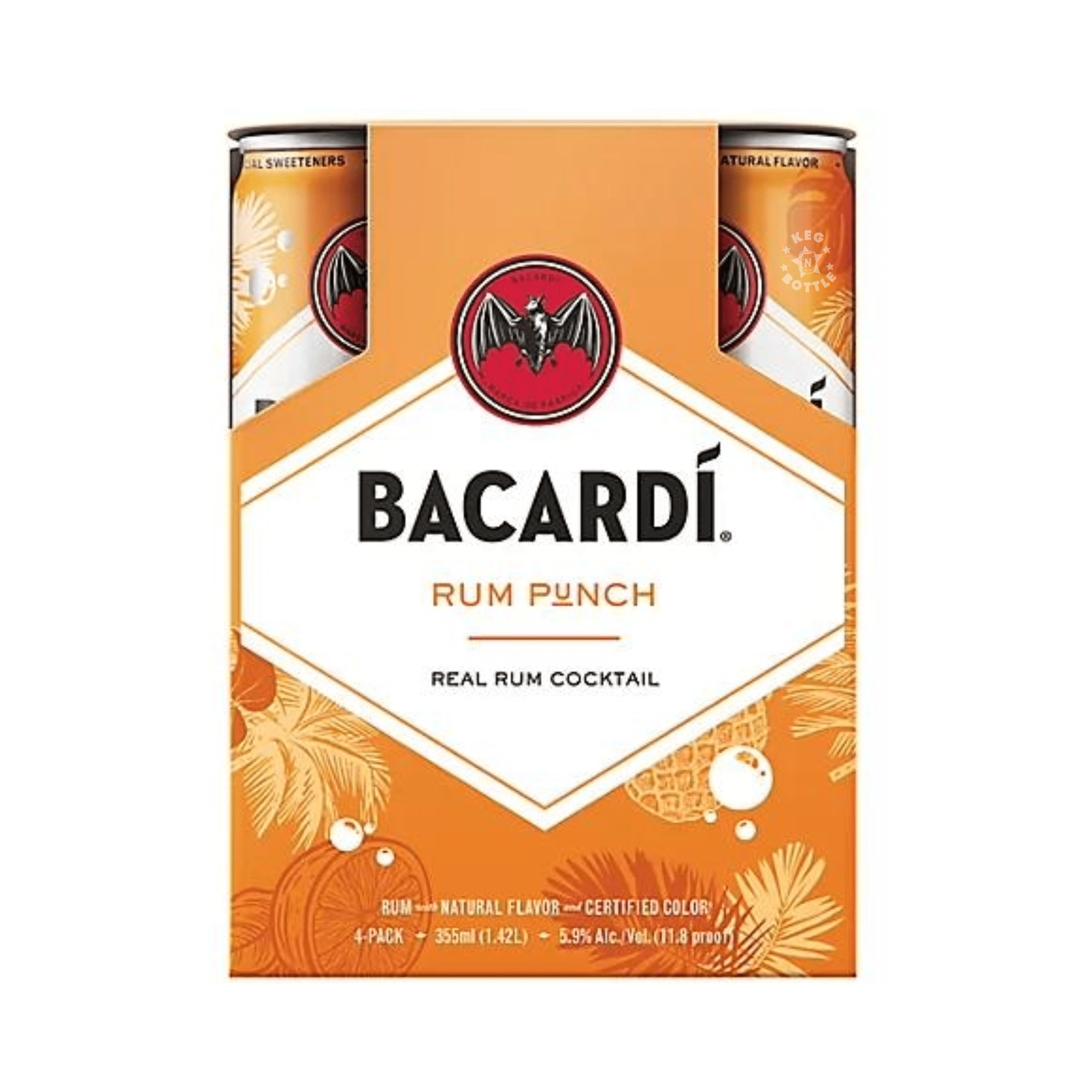 Bacardi Rum Punch (4 Pack)