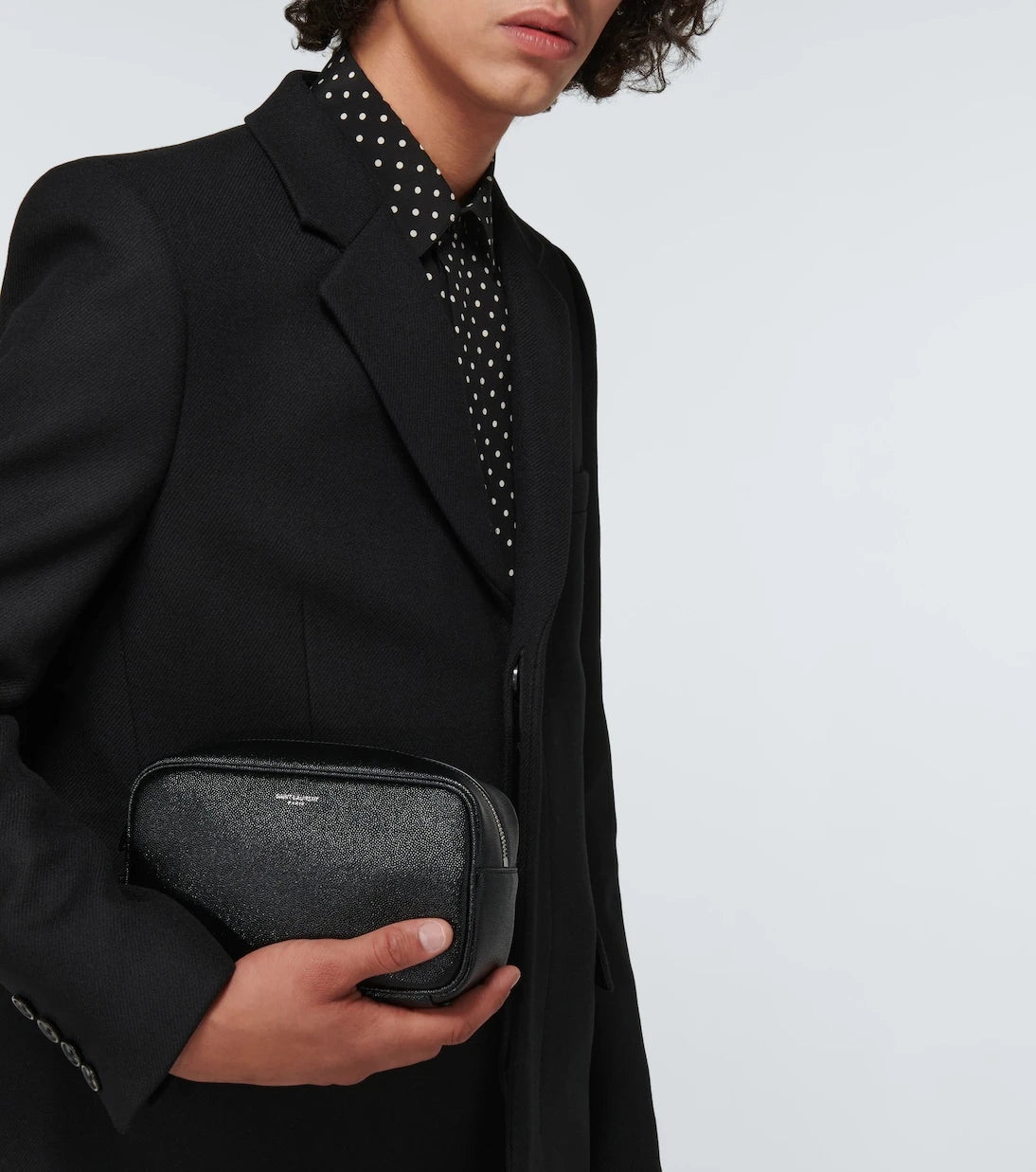 Saint Laurent - Leather washbag