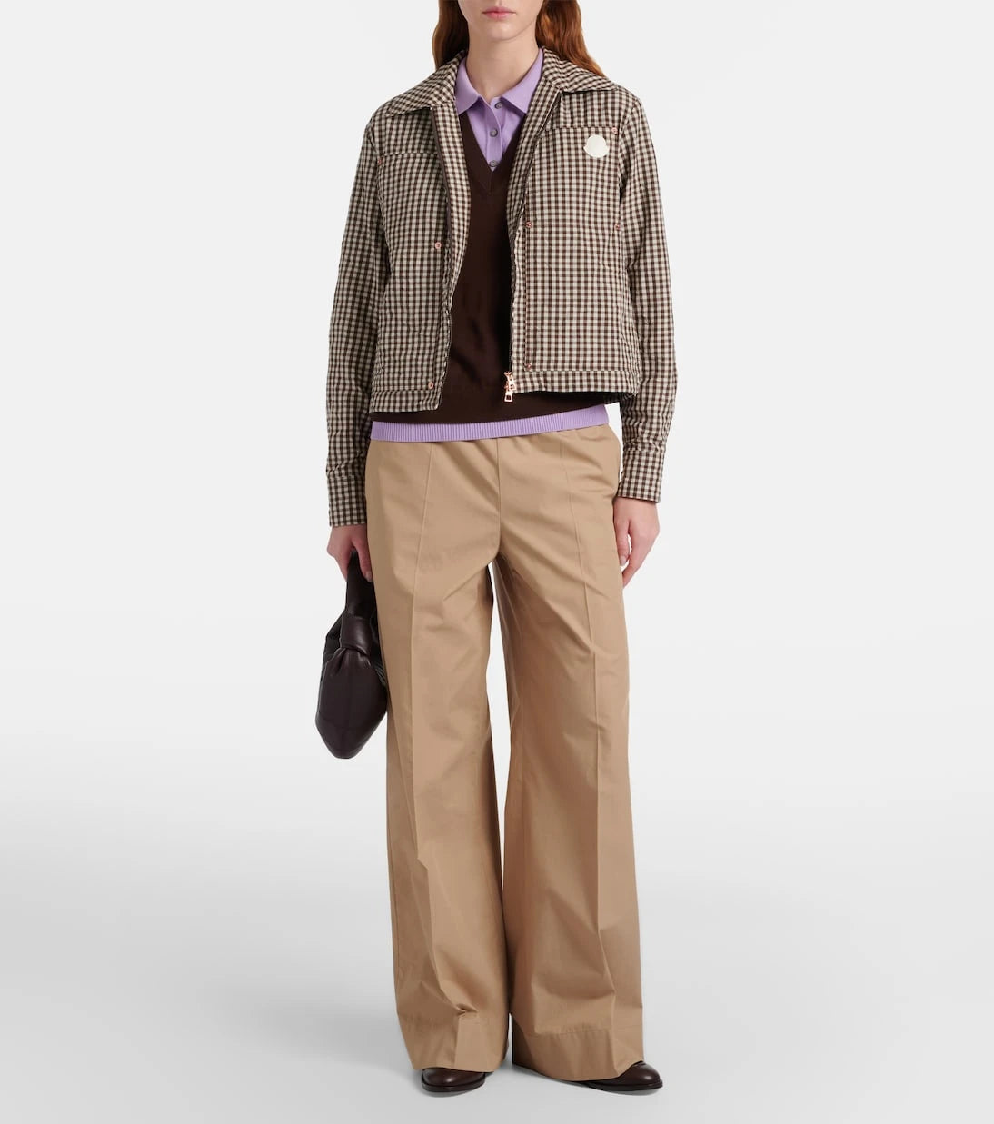 Moncler - Cotton wide-leg pants
