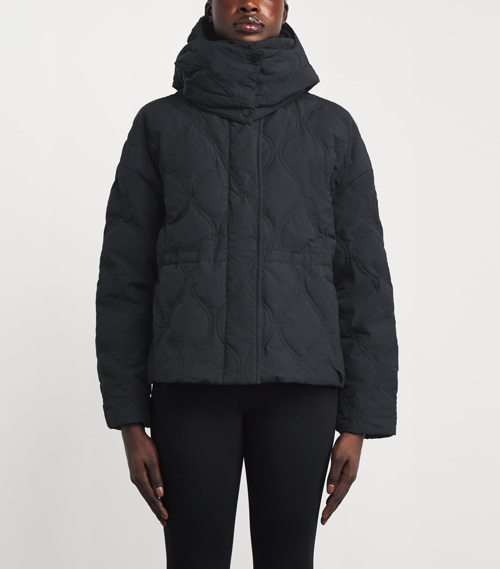 Canada Goose Black Quilted Alessia Down Jacket