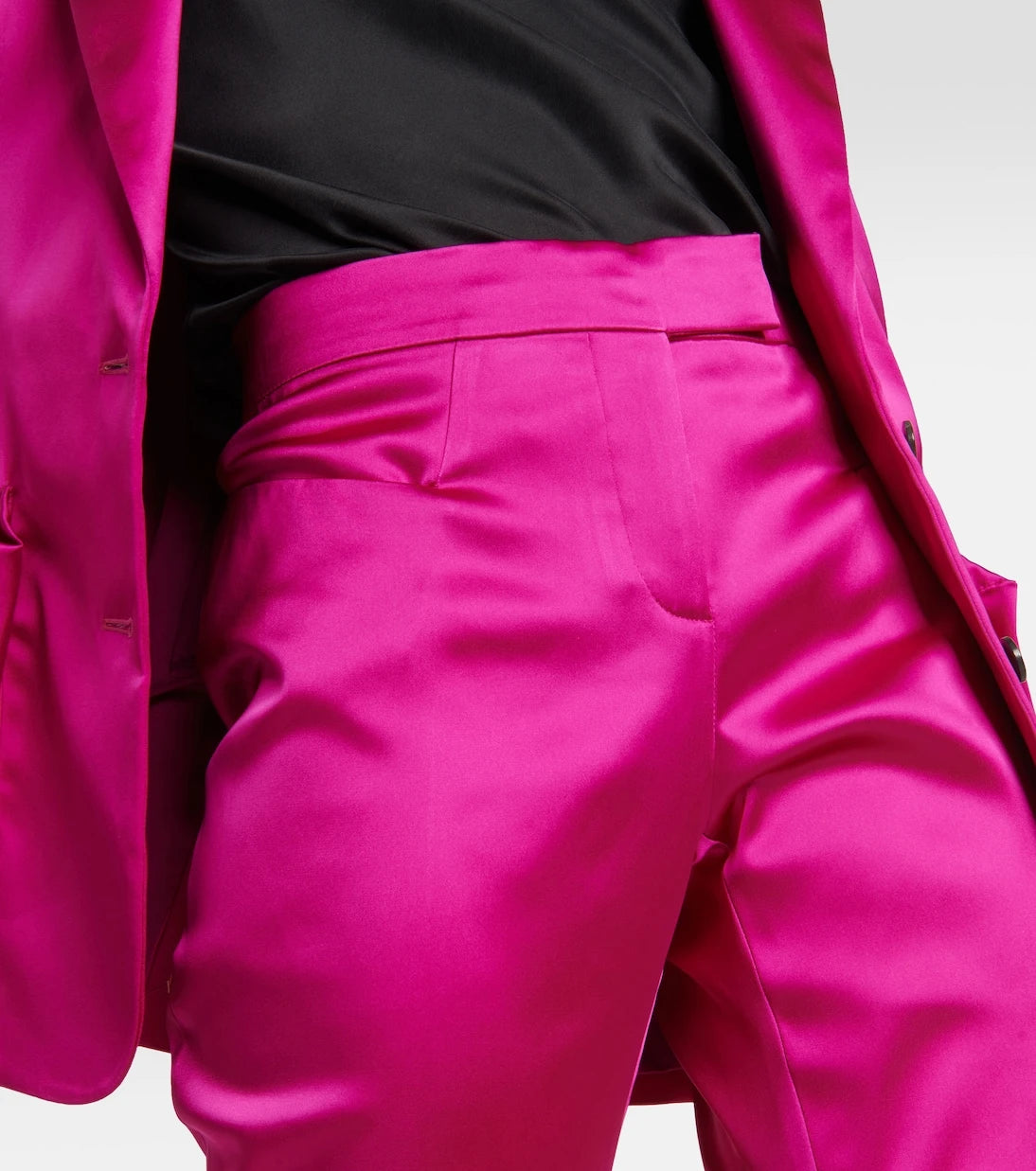 Tom Ford - Low-rise flared satin pants