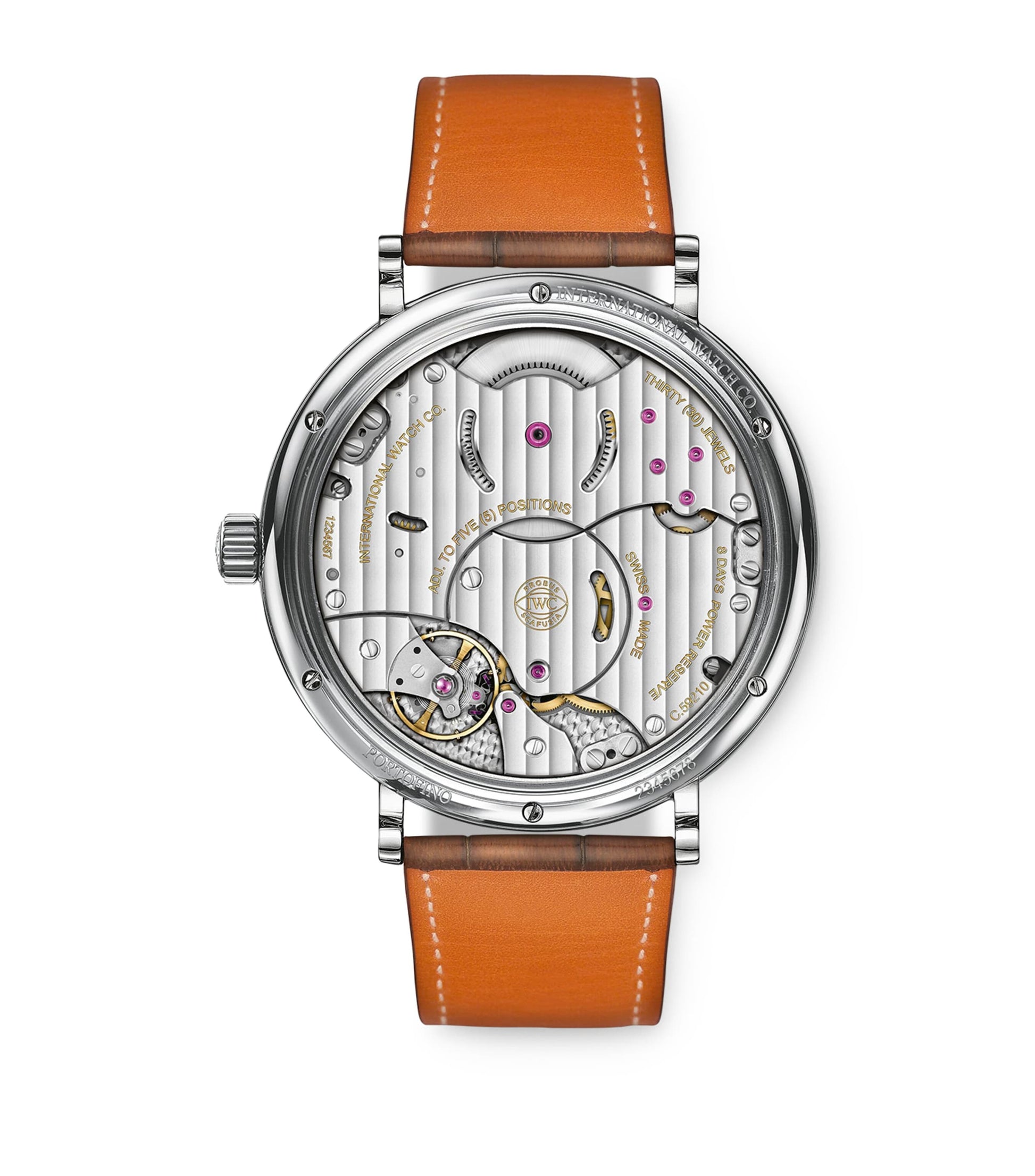 Stainless Steel Portofino Hand-Wound Watch 45mm