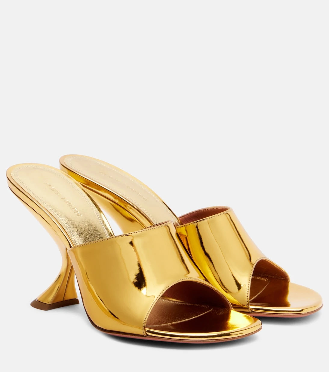 Amina Muaddi - Taylor 90 leather mules