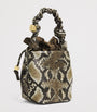 GANNI Multi Mini Snakeskin Bou Bucket Bag