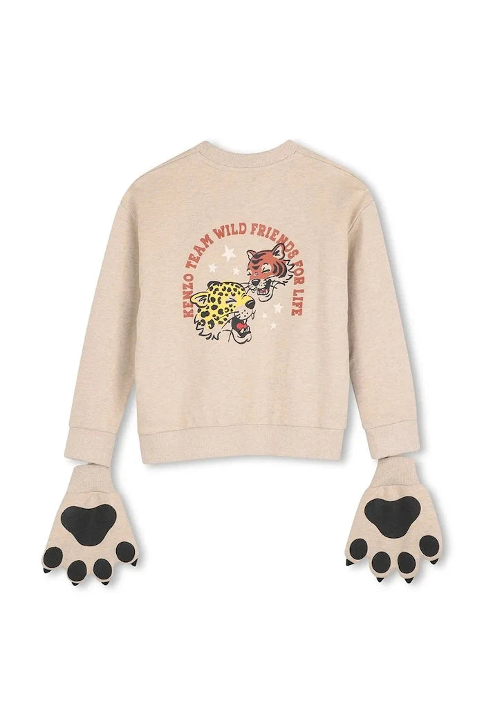 Pamuklu çocuk sweatshirt