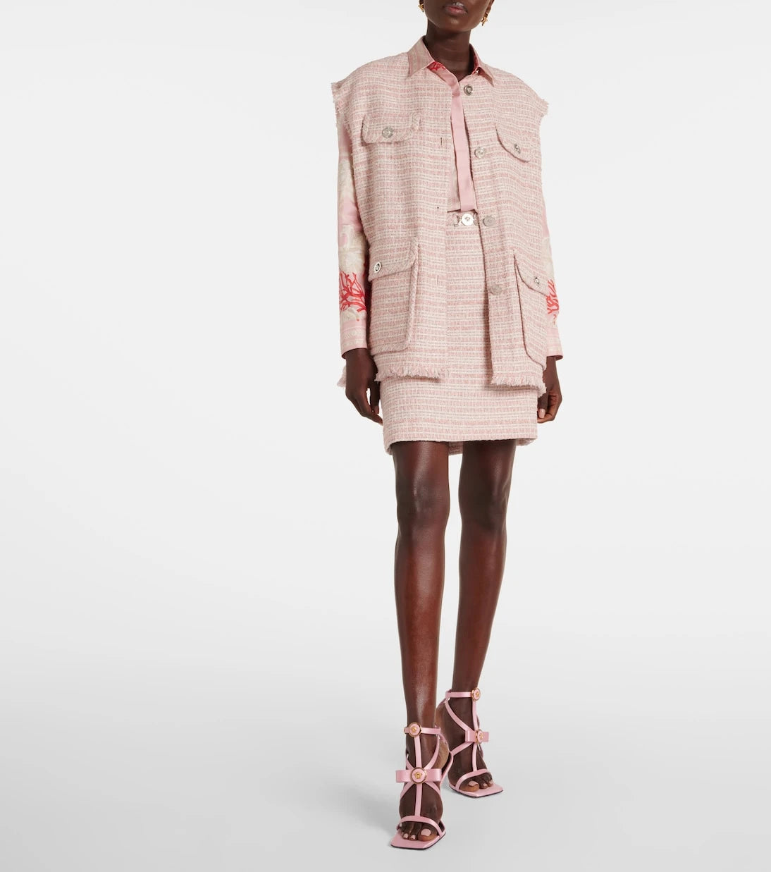 Versace - Tweed miniskirt