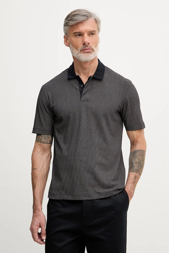 Armani Exchange Erkek Pamuk Elastan Polo Tişört