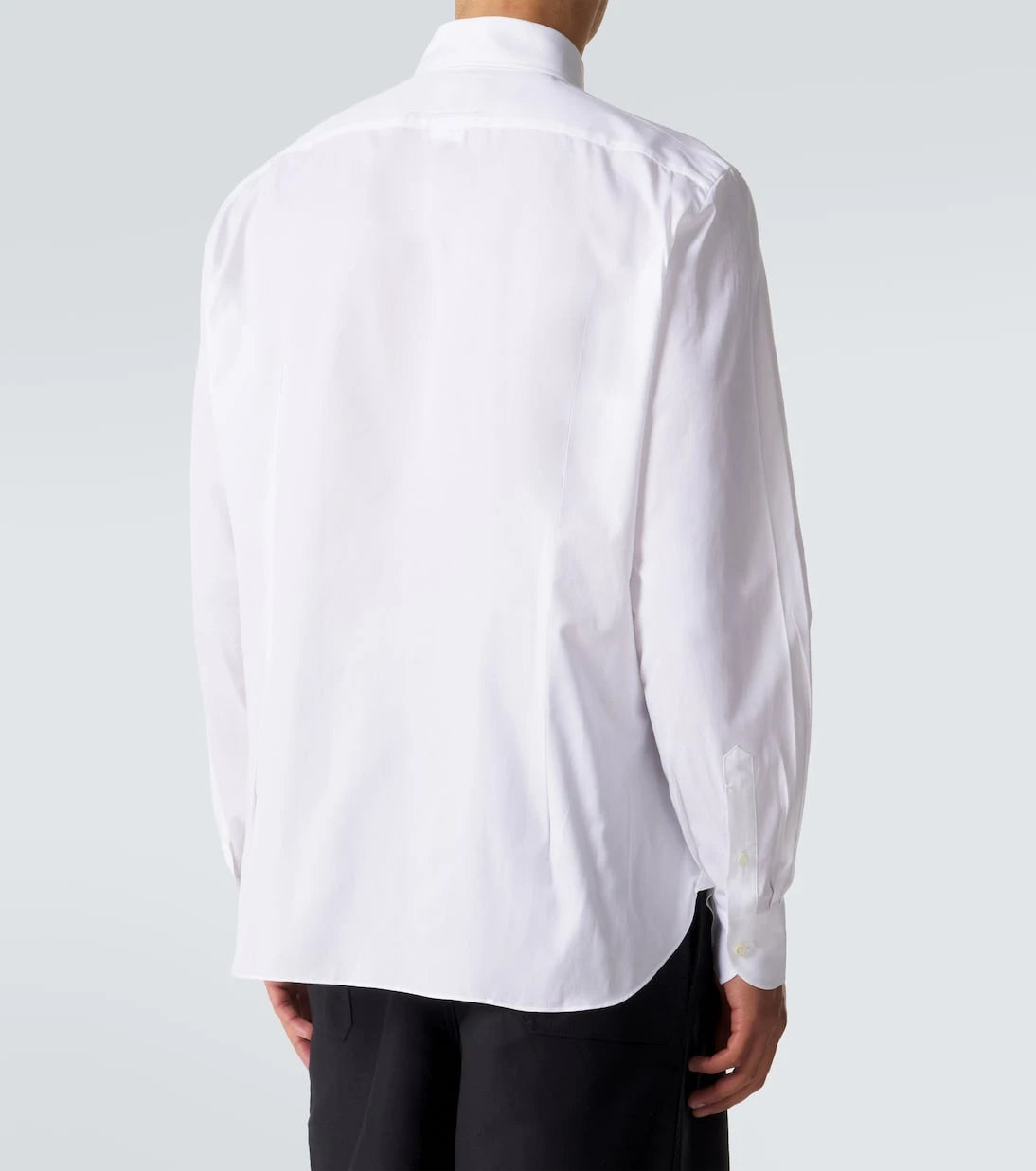 Junya Watanabe - x Luigi Borrelli printed cotton shirt
