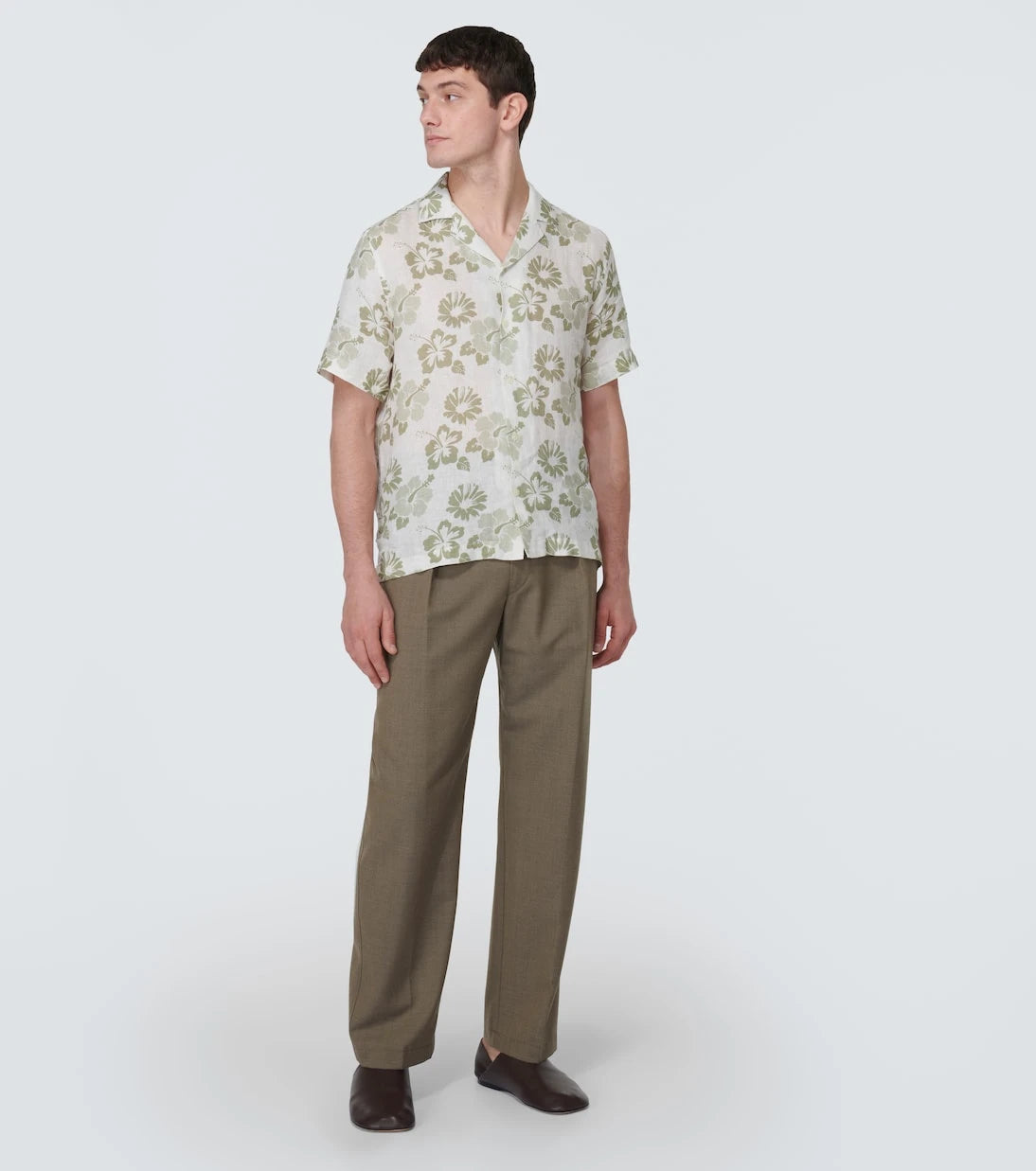 Frescobol Carioca - Petala Roberto floral linen shirt