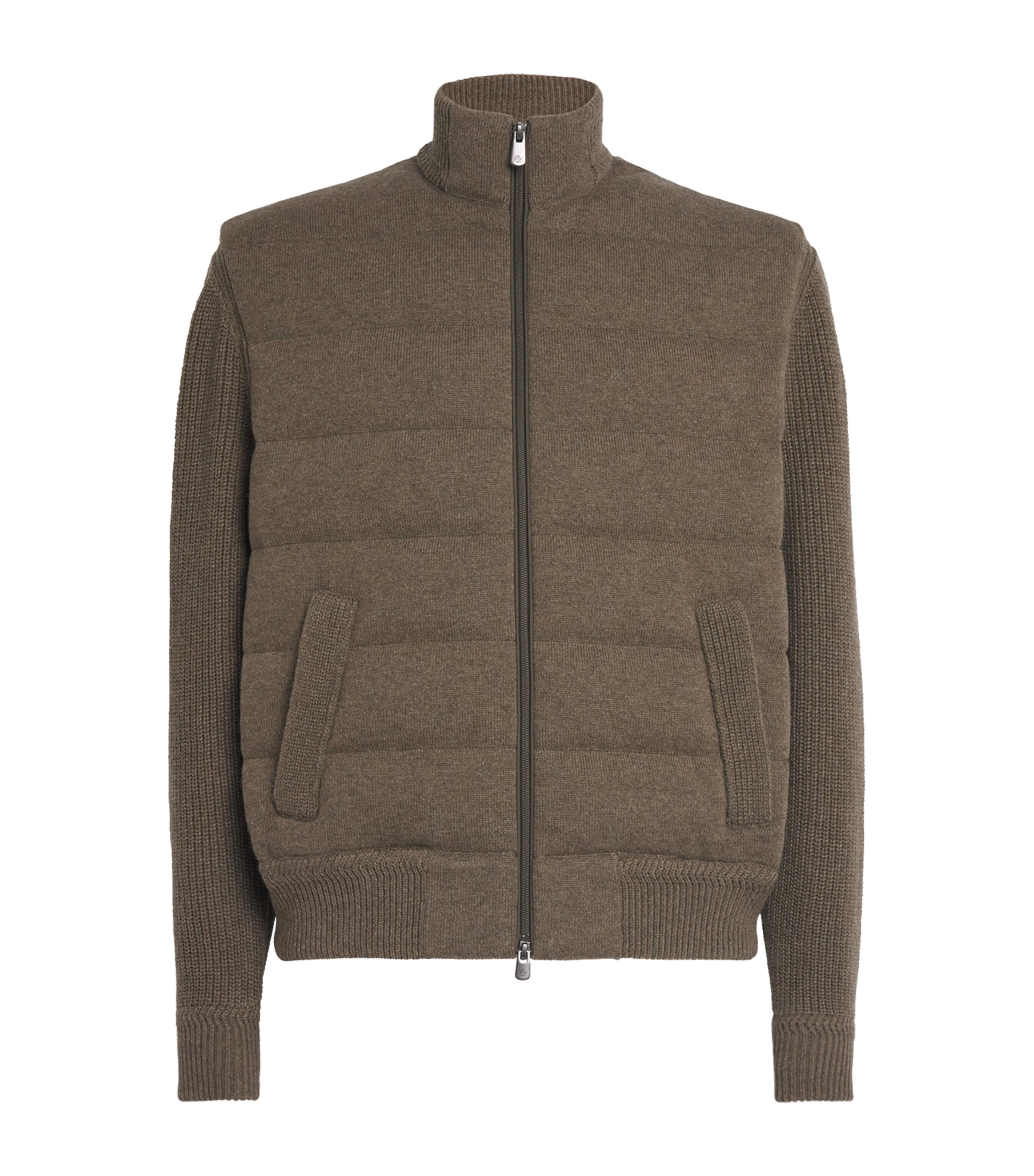 Green Cashmere Down Jacket