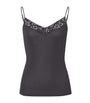 Black Mercerised Cotton Moments Camisole