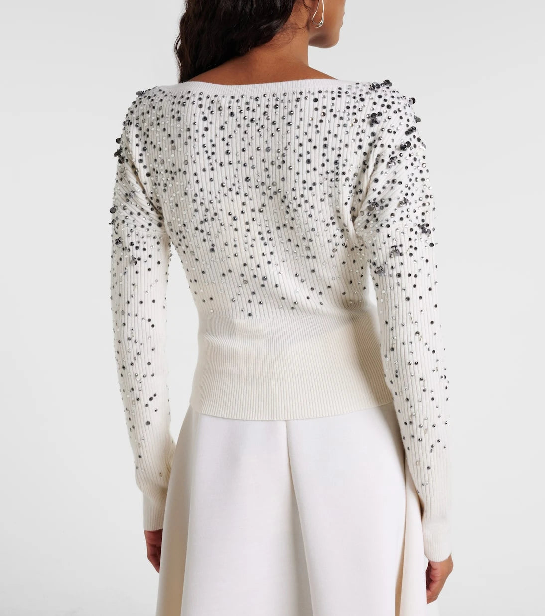 Max Mara - Gang embellished wool-blend sweater