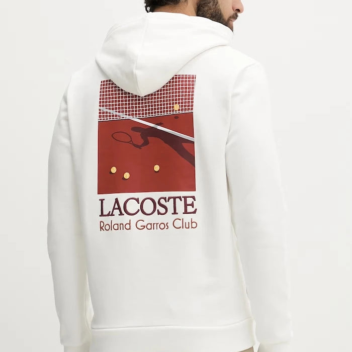 Lacoste суичър с качулка мъжки от памук