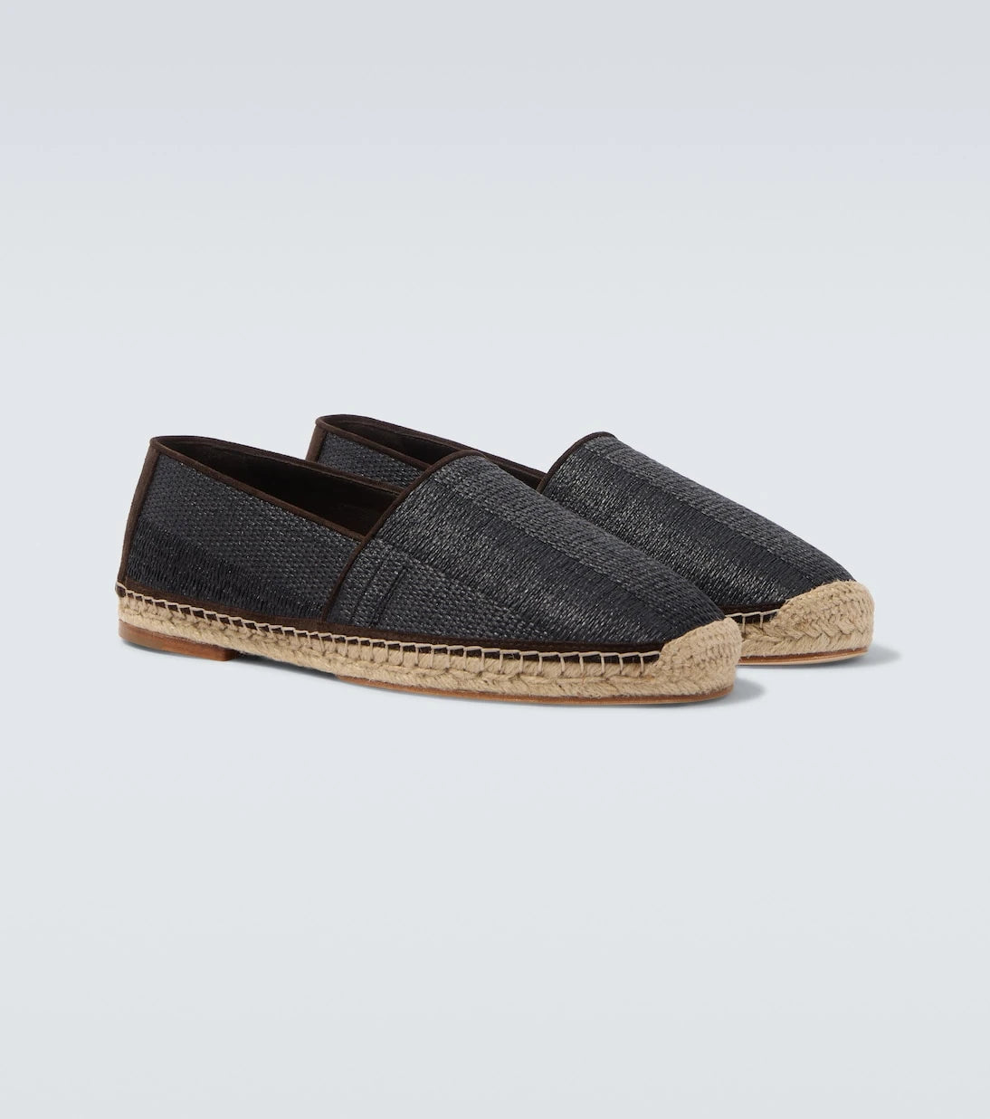 Brunello Cucinelli - Süet şeritli espadriller