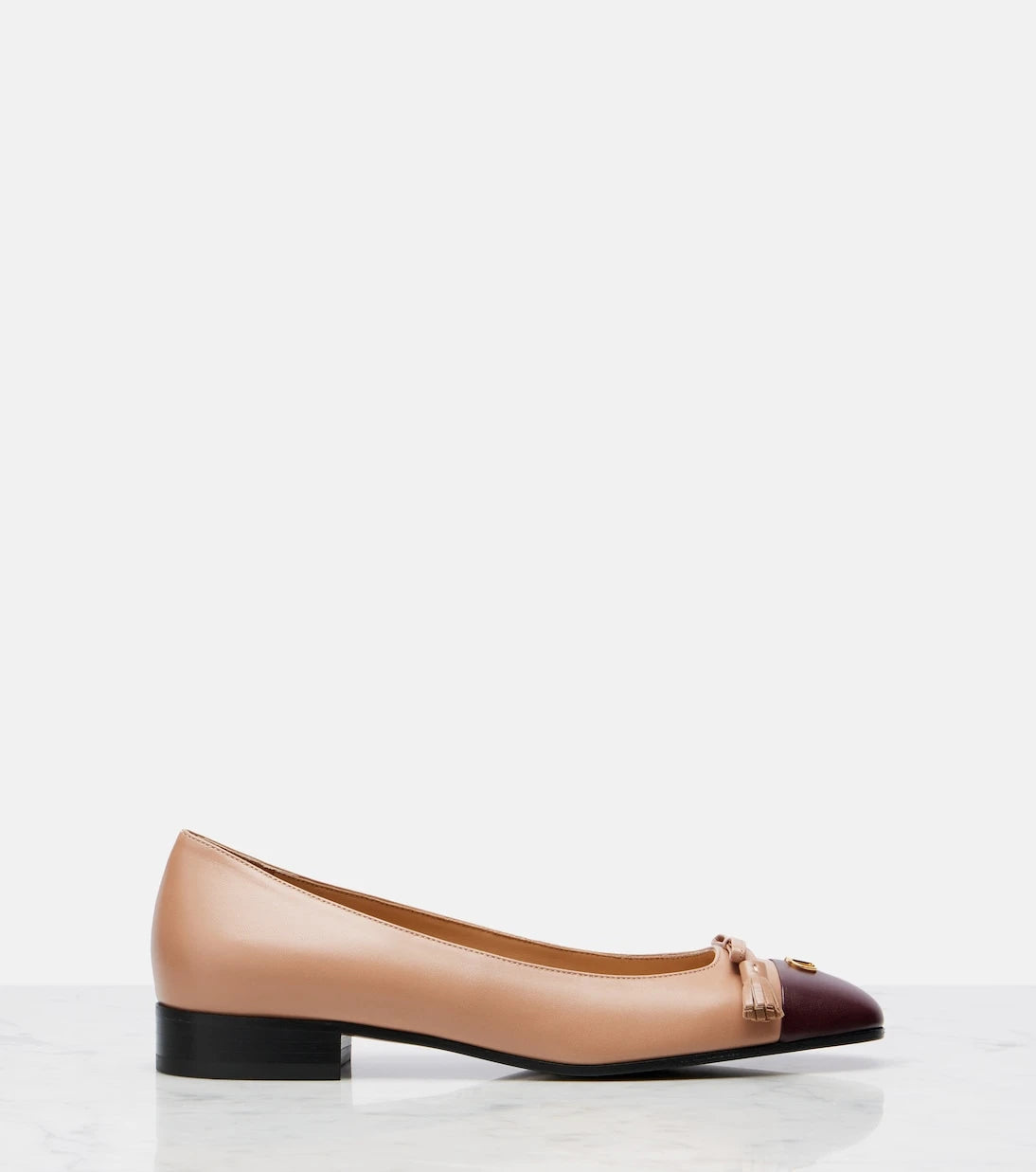 Valentino Garavani - Valet Du Roi leather ballet flats