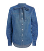 Veronica Beard Blue Gabby Denim Shirt