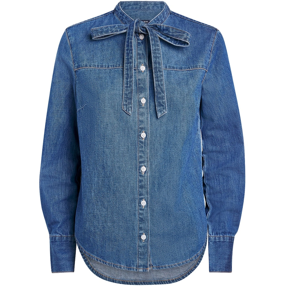 Veronica Beard Blue Gabby Denim Shirt
