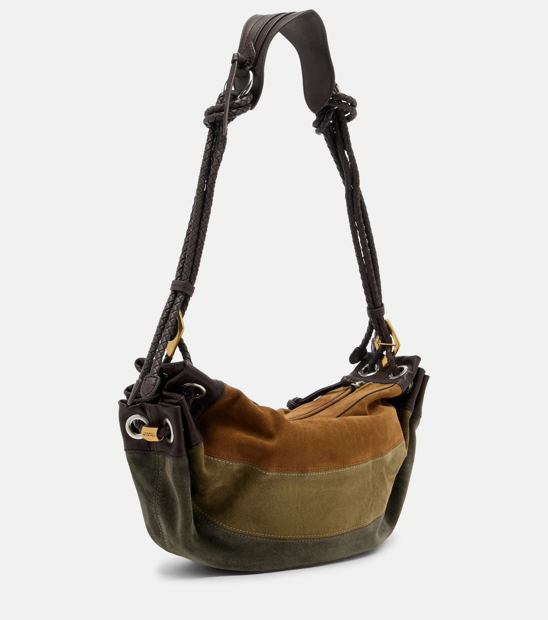 Isabel Marant - Maia Medium patchwork suede shoulder bag