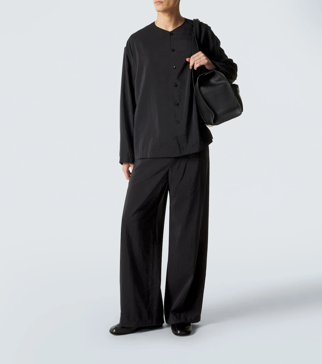Lemaire - Soft Gear leather tote bag