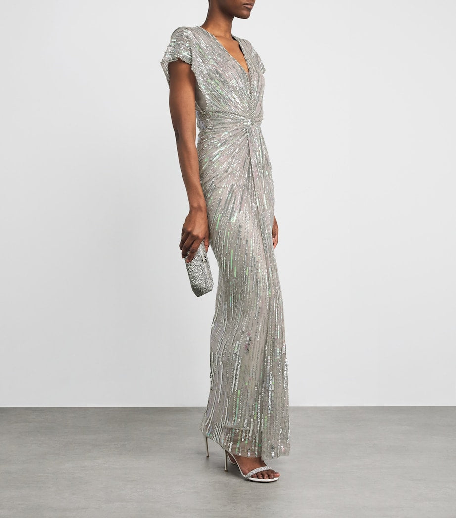 Sequinned Zola Gown MIST 2032