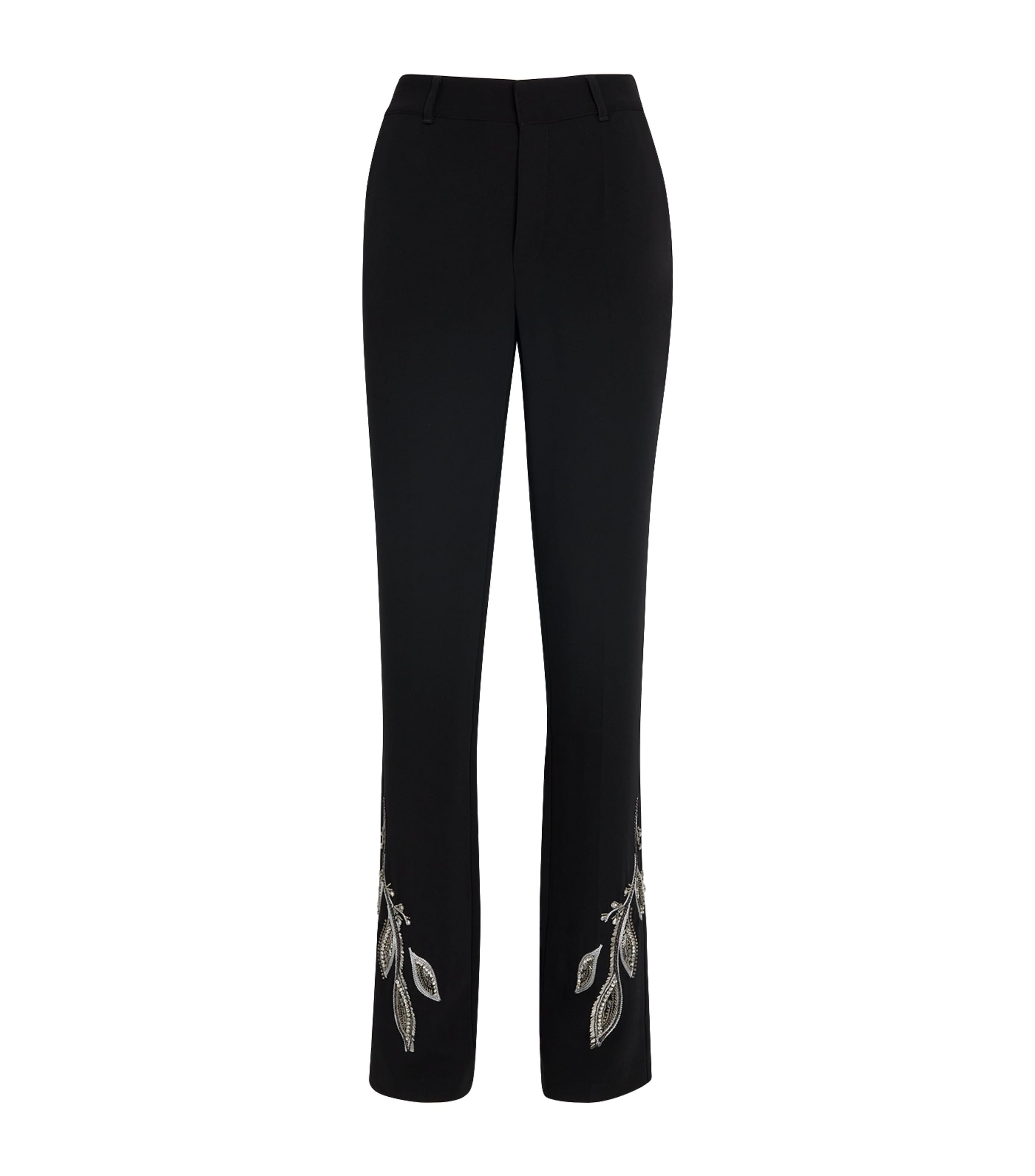 Cinq A Sept Black Embellished Kerry Trousers