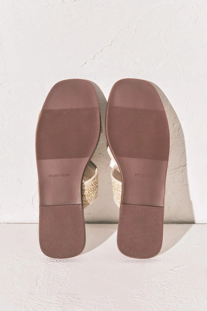 women'secret дамски чехли MMP NATURAL FLAT