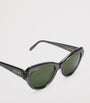 Grey Acetate Swan Slim Sunglasses
