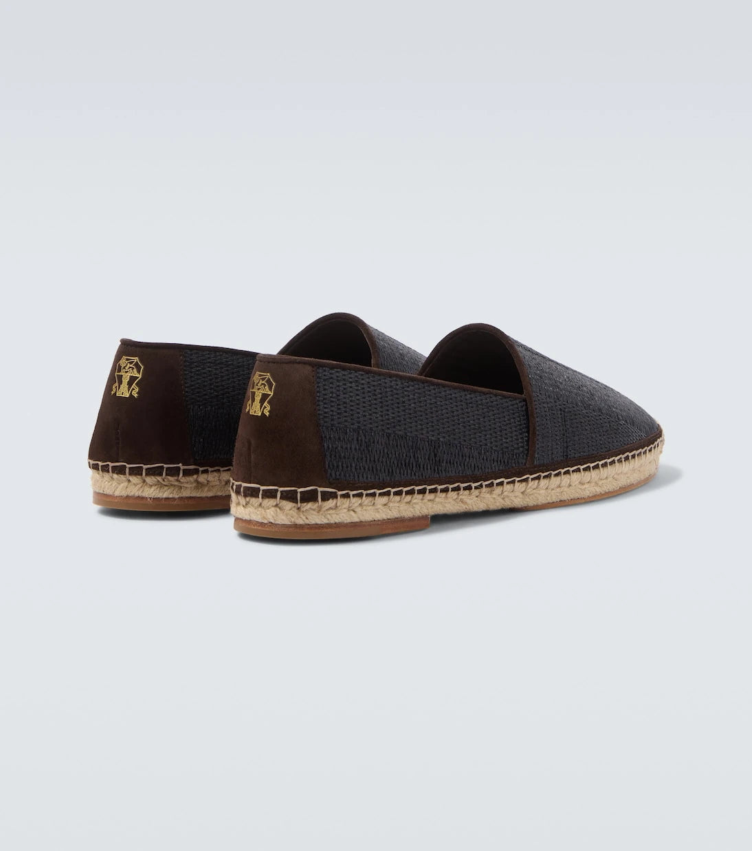 Brunello Cucinelli - Süet şeritli espadriller