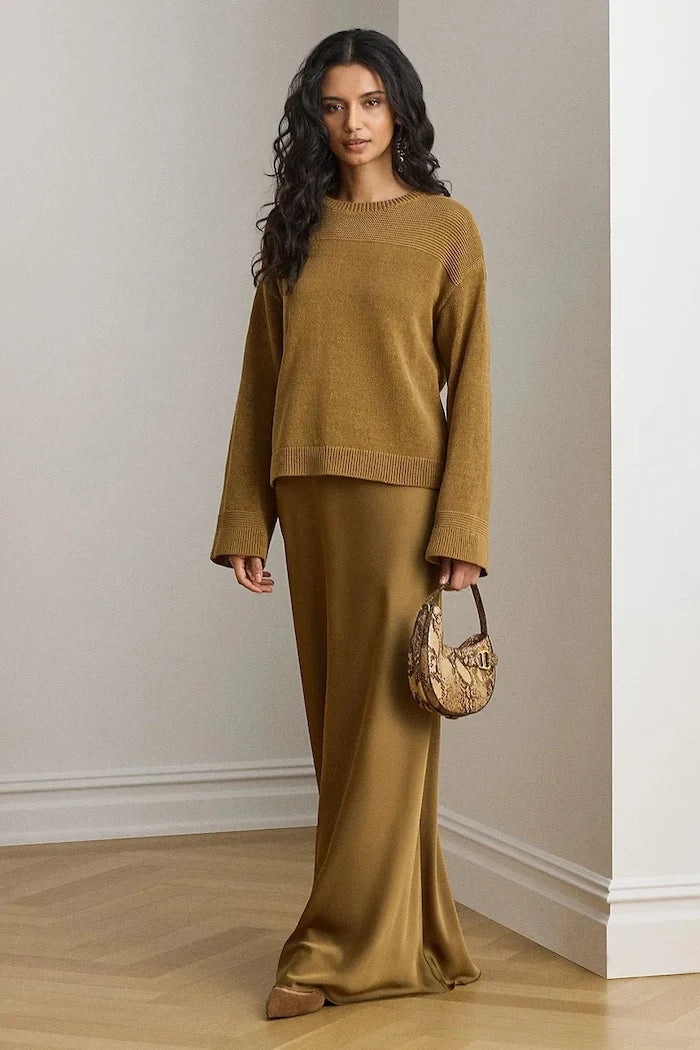 Lauren Ralph Lauren pamuklu kadın kazak