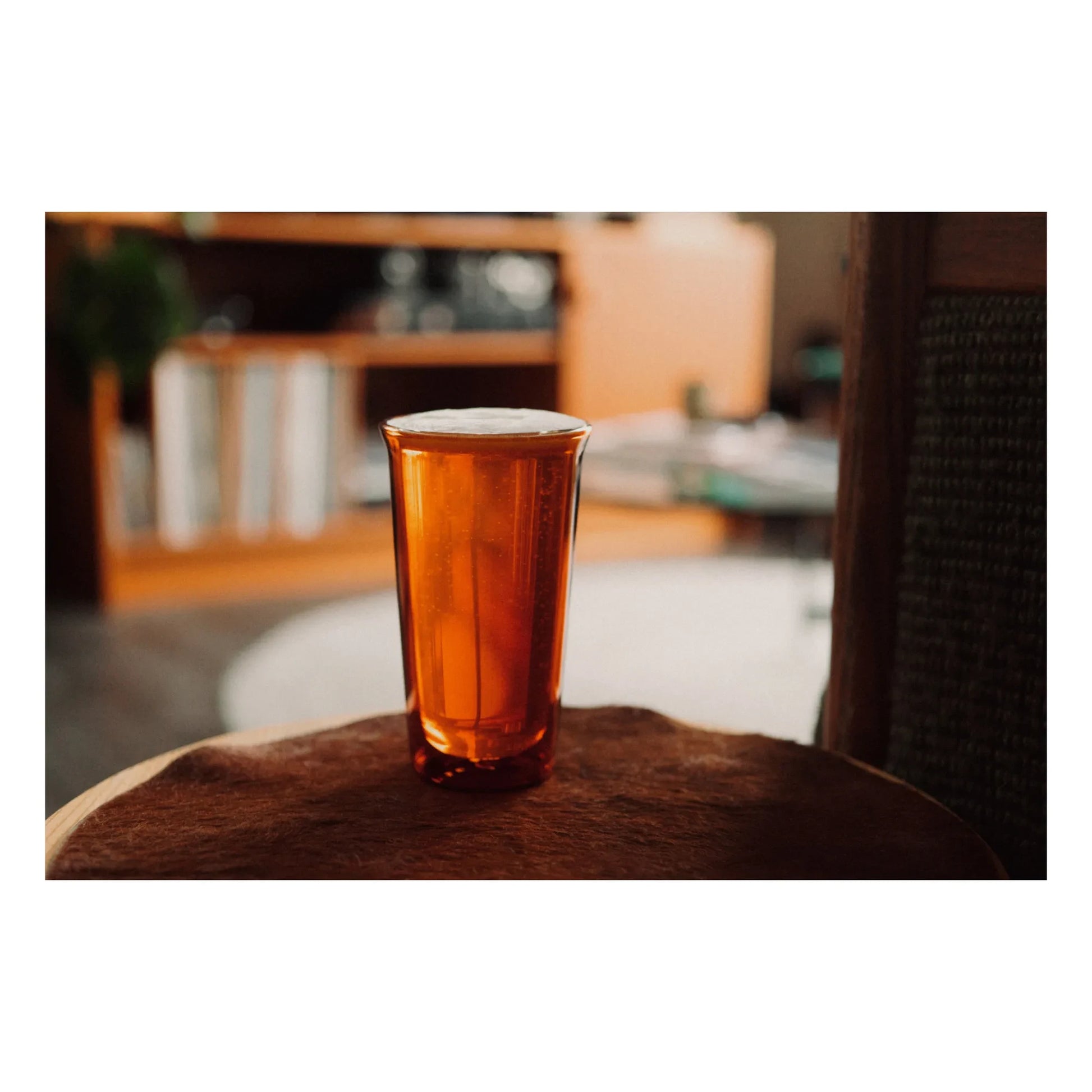 Kinto - Cast Beer Glass | Amber