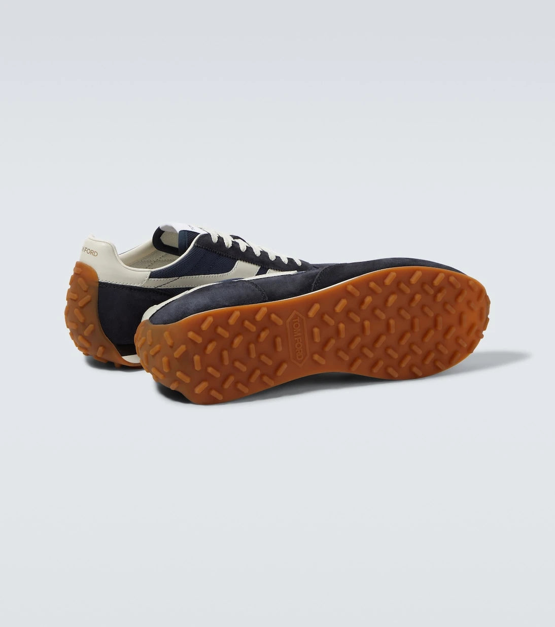 Tom Ford - Mick suede-trimmed sneakers