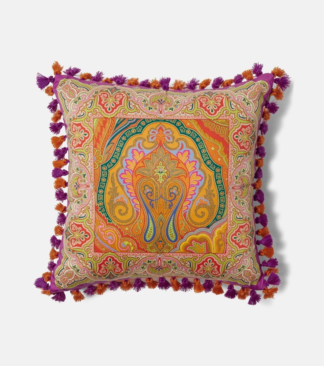 Etro - Pegaso paisley cotton cushion