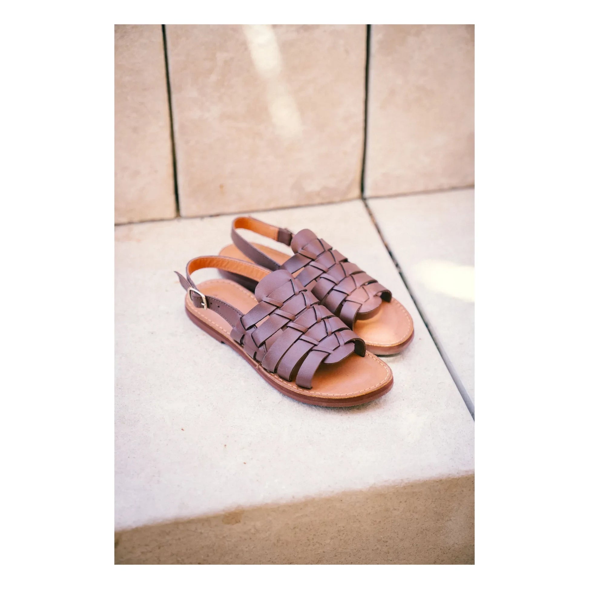 Mapache - Cali sandals | Chocolate